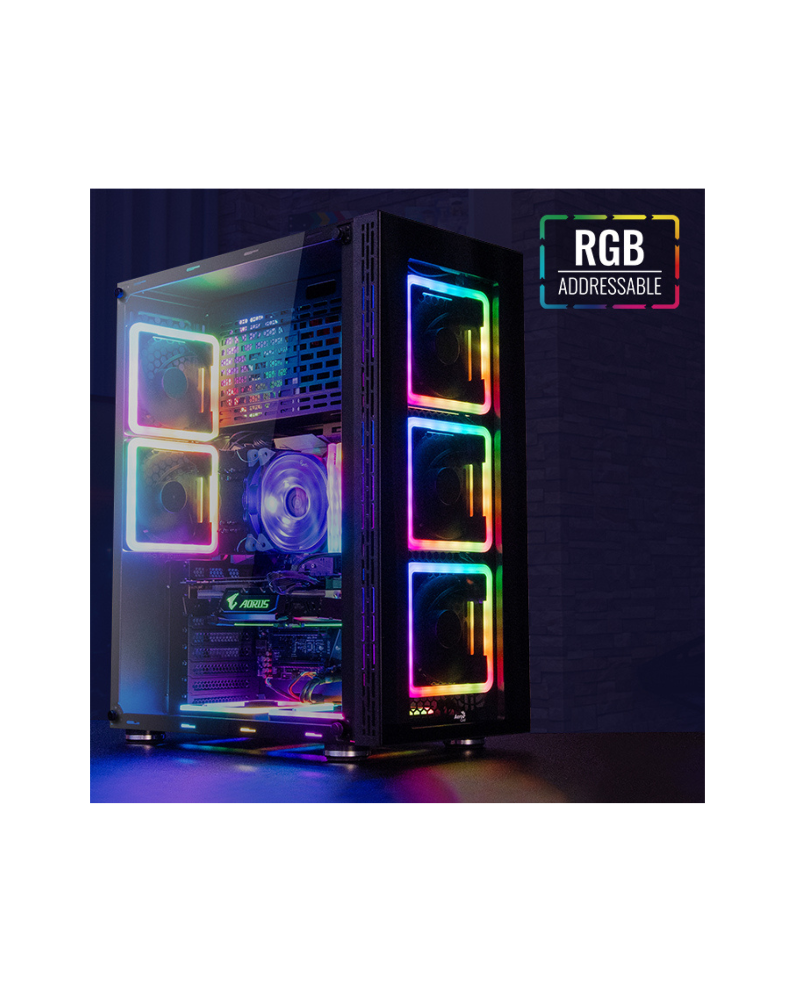 Aerocool Tor Pro ARGB E-ATX Full Tower Case – Black Aerocool Tor Pro ARGB E-ATX Full Tower Case – Black